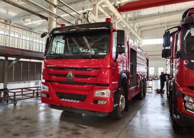 25m Altura de trabalho 6x4 Drive Torre de água Caminhão de bombeiros Alcance máximo de pulverização 70m