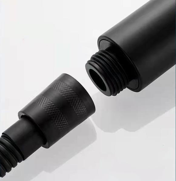 Lotus Aluminum Shower Head Nozzle Set Detachable Self cleaning
