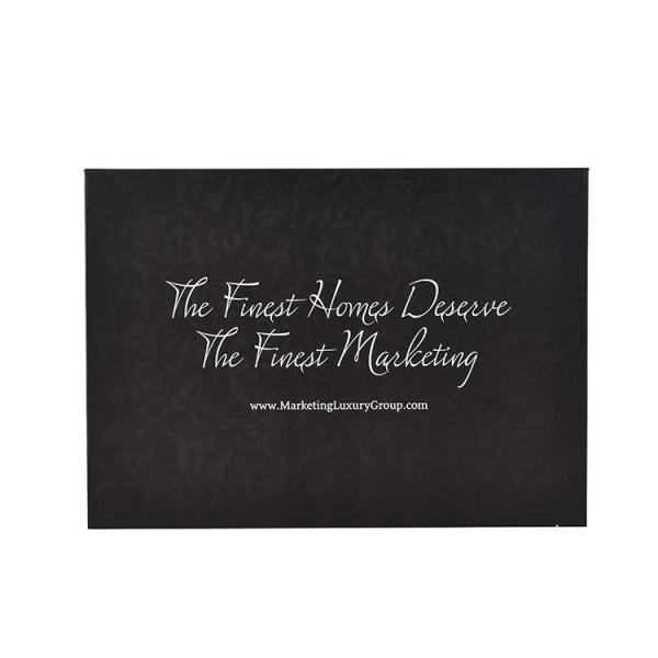 Hard cover video flyer marketing 10 inch LCD video book for event invitation card