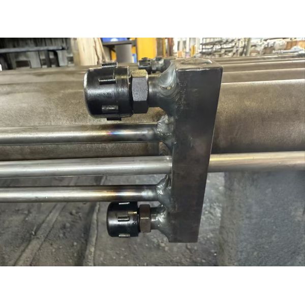 60mm Hard Chrome Plated Steel Hydraulic Telescopic Cylinder Double Acting For Crane