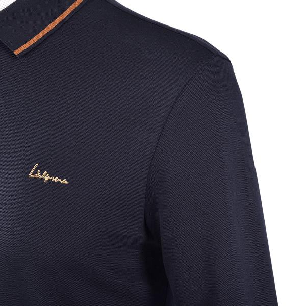 Venda por encomenda Custom Design Homens Plain Manga Longa Polo logotipo camisetas de algodão camisetas
