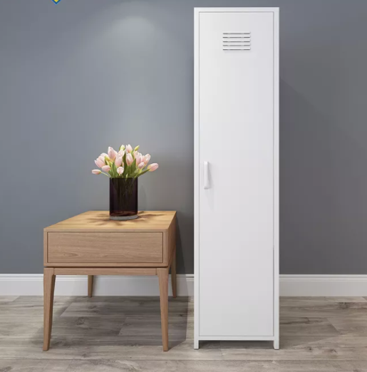 Height 1700mm Metal Single Door Locker For Kids Living Room Bed Room Office