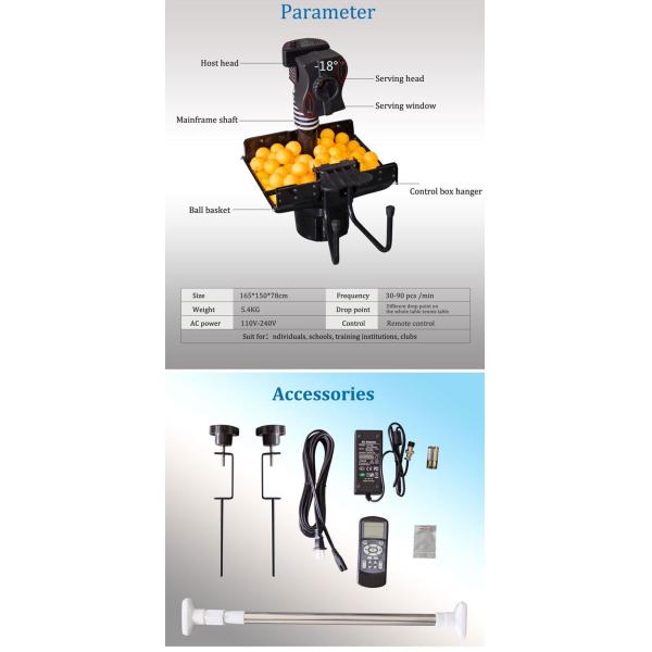 ABS машина настольного тенниса, Topspin и машина сервировки пингпонга шарика Backspin