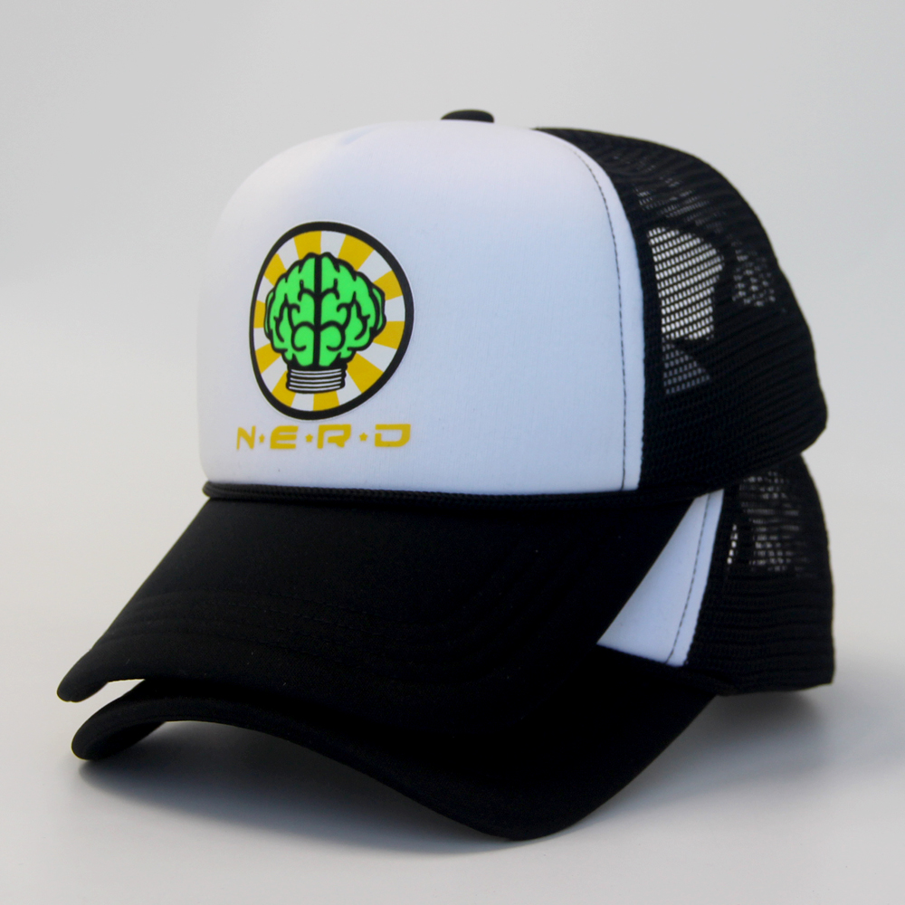 Mesh Foam Custom Embroidery Trucker Hats Luminous Plain Colorful Sport
