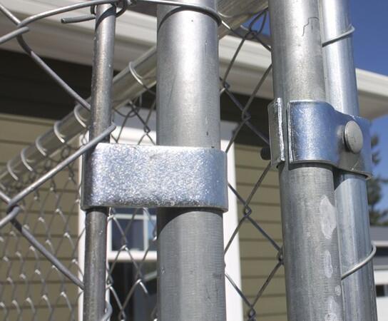 8'x12' temporary chain link fence panels diameter wire 11.5ga chain link mesh 2 x 2 tube 35mm wall thick 1.60mm