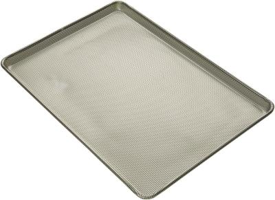 0.5mm Aluminium Baking Tray With Iron Wire & Black Enamel Cooking Grate