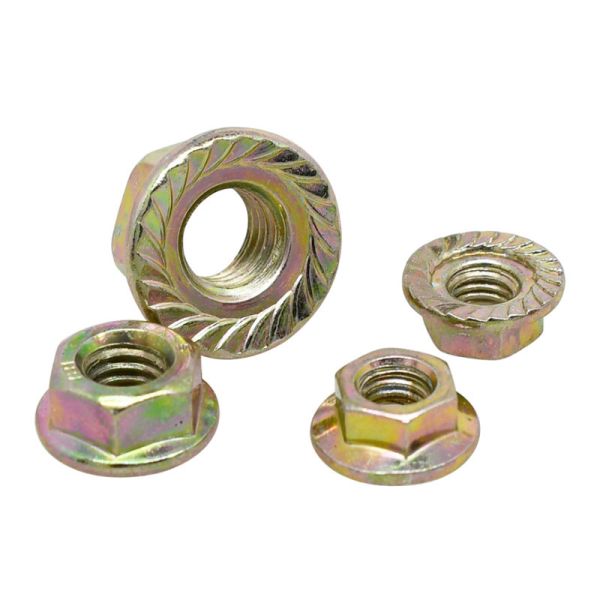 Metric Zinc Plated Flange Nut Durable and Long-Lasting for Industry