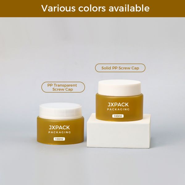 Lightweight PP Cream Jar - Customizable Plastic Cosmetic Jar with Food-Grade PP Material for Skincare Packaging