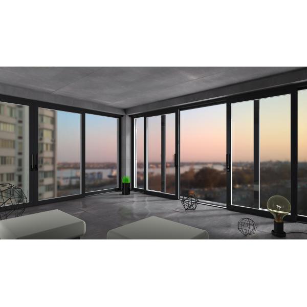 Zonle Custom House Windows Modern Design Double Glazed Windows Australia Standard Aluminium Sliding Window