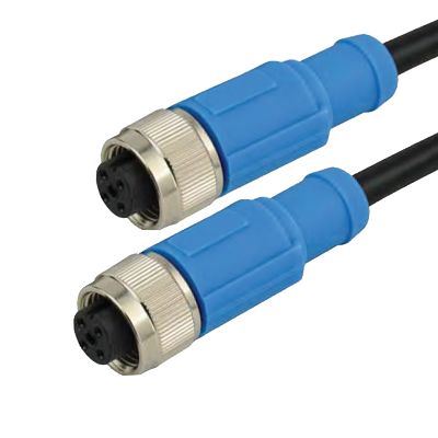 изображение 001(001) Штыри кабеля 17 Feamle соединителя кода IP68 TPU M12 b отливая в форму