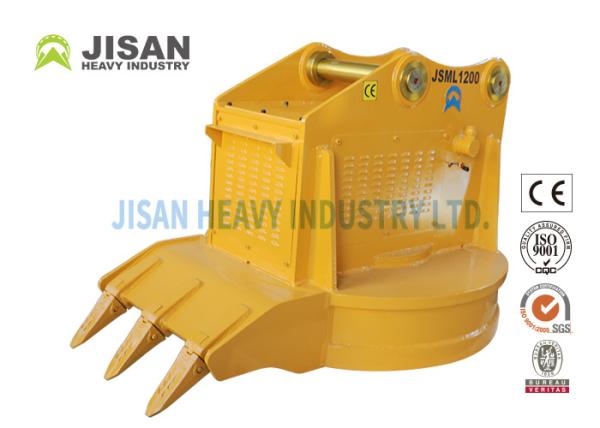 1600kg 3600lb 1.2m 47in Hydraulic Round Lifting Electromagnet For Crane Metal Scrap