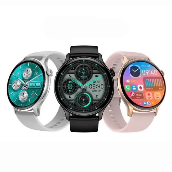 1.43 Inch HD AMOLED Display Smartwatch , HK85 260mAh Smart Watch BT Calling