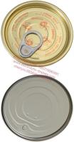 Oxida a tampa dourada do diâmetro EOE de Tin Metal Lid 99mm da resistência para latas do alimento