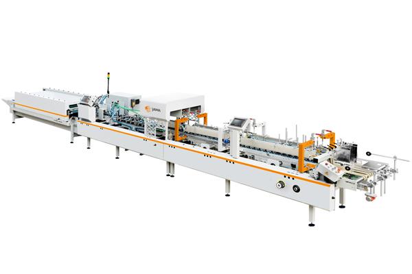 300m/Min Corrugated Paper Box Making Machine Folding Gluing