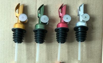 2022 Popular Weighted Pourer 12cm Self Closing Spout, 4 Colors Available Siver/Gold/Red/Green