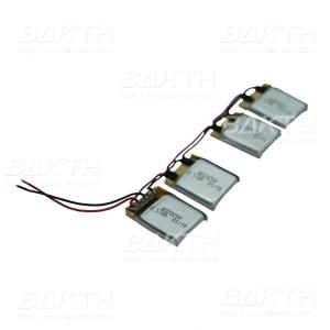 BAKTH-402025P-4P-2, 3,7V 155mAh, 2,22Wh