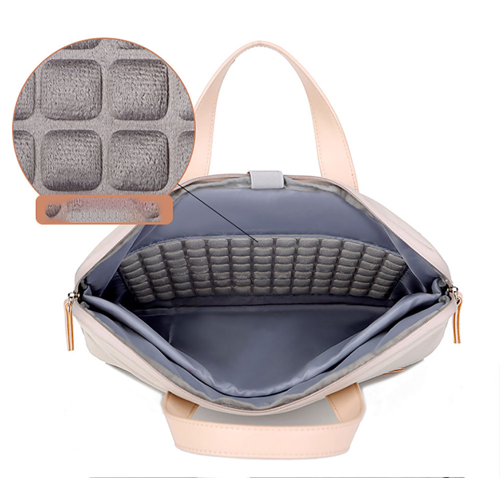 For Laudtec Custom Logo Business Travel Notebook Shoulder Bag Women's Dnb143 Portable Polyester Laptop Handbag Larger Capacity Wholesale OEM/ODM/Private Label