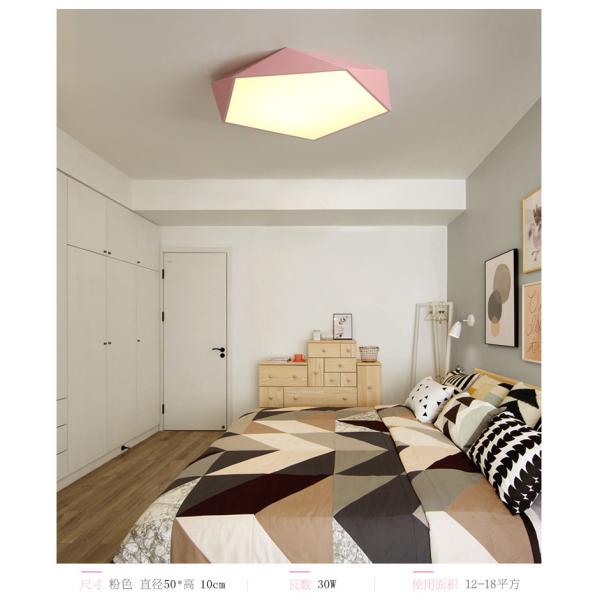 concise modern diamond Ma Long Series small/medium/big simple and fashionable bedroom/living room/balcony ceiling lamp