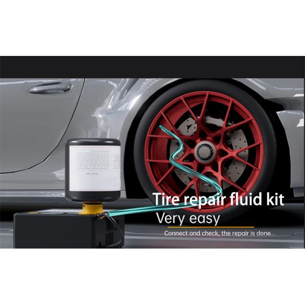 All Models Electric Tire Repair Kit Efficient Vehicle Wheel Maintenance with Air Pump and Sealant Set
