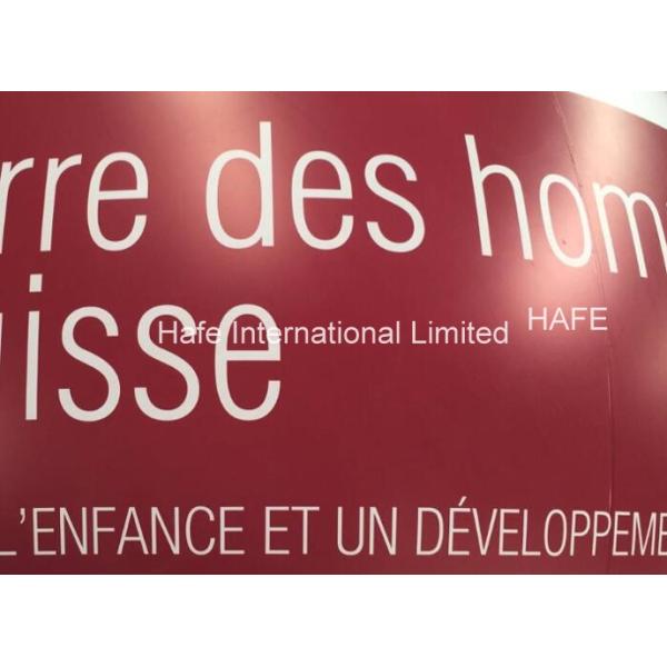 Las luces de tierra del globo del helio de la ejecución que vuelan resplandor llevado hinchan el diámetro de los 2.8m