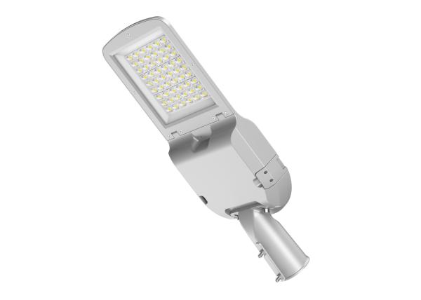 L'éclairage public est assuré par un système de luminaire à LED de 100 W.