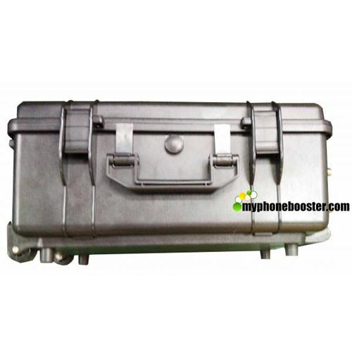 7 Bands 350w High Power Bomb Jammer Portable Luggage Military Signal Jammer Device With Battery Block GSM CDMA 3G 4G LTE