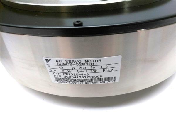 Industrial Servo Motor  Yaskawa 42W 2000RMP AC SERVO MOTOR SGMCS-02B3B11