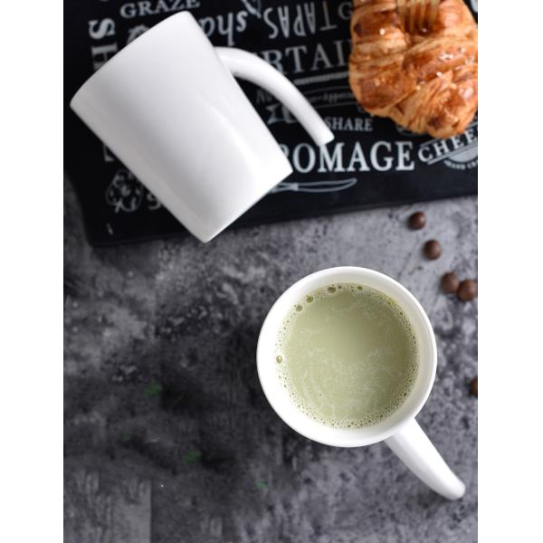 Savall Plain Coastal White Porcelain Mugs Cafes Porcelain Coffee Cup