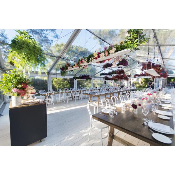 PVC Catering Tents 500-1000 People Temporary For Anniversary Corporate