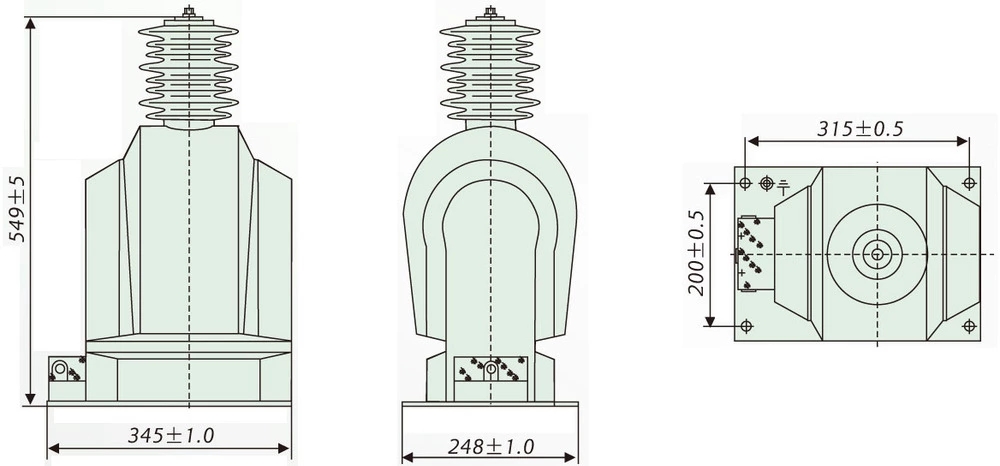 Трансформатор JDZX-9 крытый 10KV 11kv 33KV 35KV 33KV потенциальный