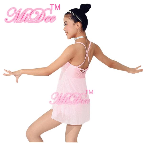 Fully Sequin Lyrical Sleeveless Pleated Dress Mesh Bust Gathering Headpiece Included
