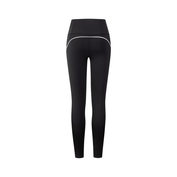 High Waist Curved White Stripe Fitness Leggings for Women Activewear