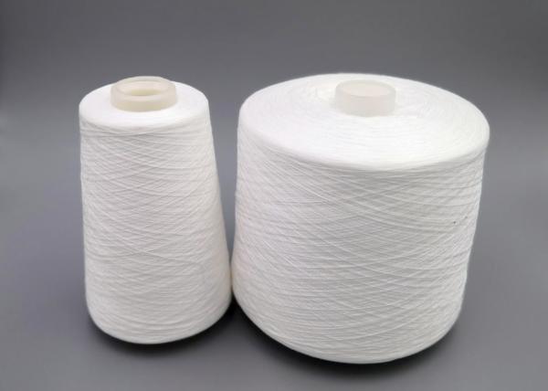 100 Spun Polyester Sewing Thread Raw White Polyester Yarn 30/2 30/3 White Knitting Yarn