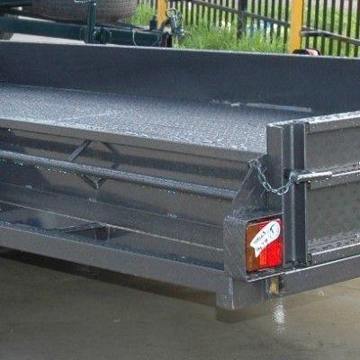 Standard Tandem 14 X 6’3 Car Trailer Hauler , Car Flatbed Trailer 2000kg Load Capacity