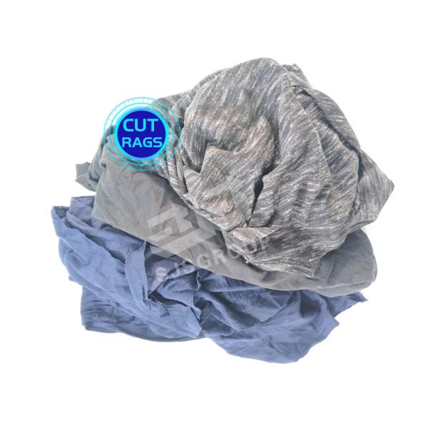 Top 3 Factory Fabric cut pieces dark mixed color tshirt rags industrial workshop wiping cotton rags cotton fabric scraps