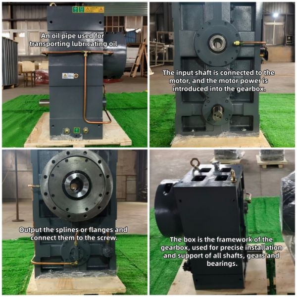 SJ SZ65 Series High Torque Precise Synchronous Operation Extruder Gearbox for Plastic Screw Extruder