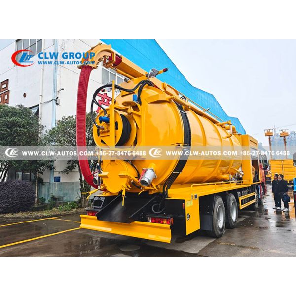 FOTON 8x4 Heavy-Duty Combination Sewer Cleaning & Vacuum Truck with High-Pressure Jetting and High-Efficiency Vacuum System