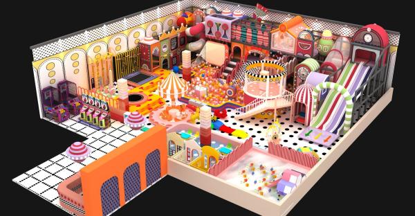 Cozy Commercial Play Area Equipment Kid Safe Colorful Indoor Playground Equipment For Home