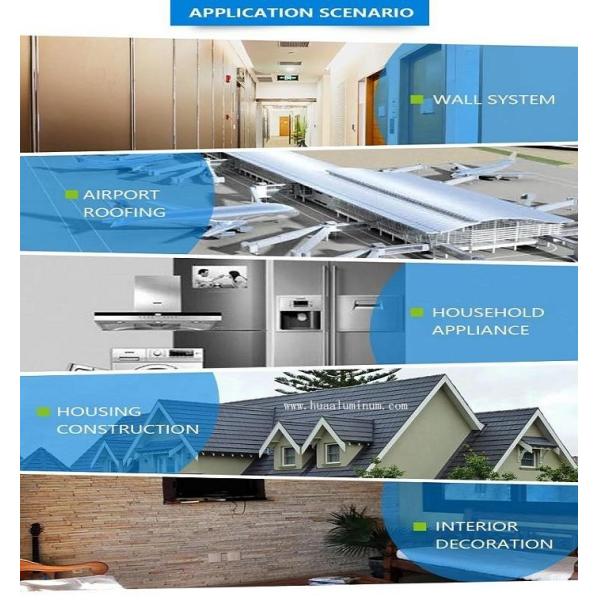 H18 PVDF Coated Aluminum Foil Coil Impact Resistance For Roofing