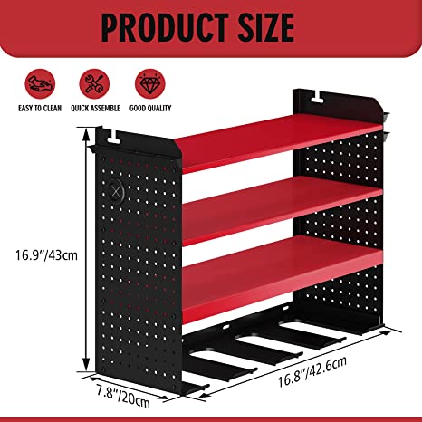 Складка для инструментов Металлическая стенка для тяжелой работы Склад для хранения с растительным волокном