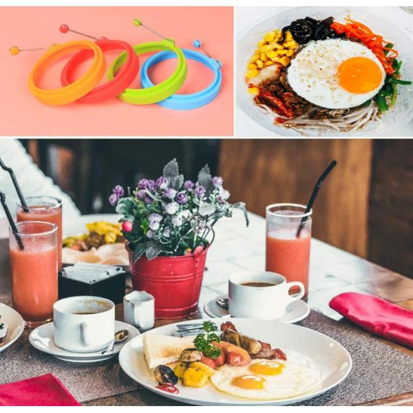 Omelette Silicone Egg Ring Mold For Fried Pancake Egg Cooking