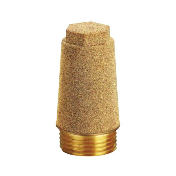 Silêncio pneumático de bronze geral do silencioso, silencioso do controle de fluxo da cor da natureza da linha de G