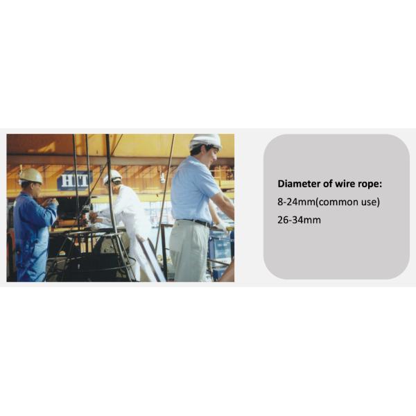 300mm Wire Rope Flaw Detector Machine For Ropeway Lifting Equipment