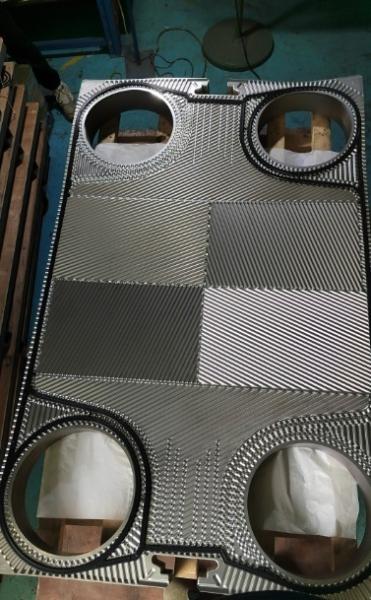 Replacement Plates Tranter GX85 FPM Pheat Transfer Plate Heat Exchanger Gaskets 0.85m2 Surface Area