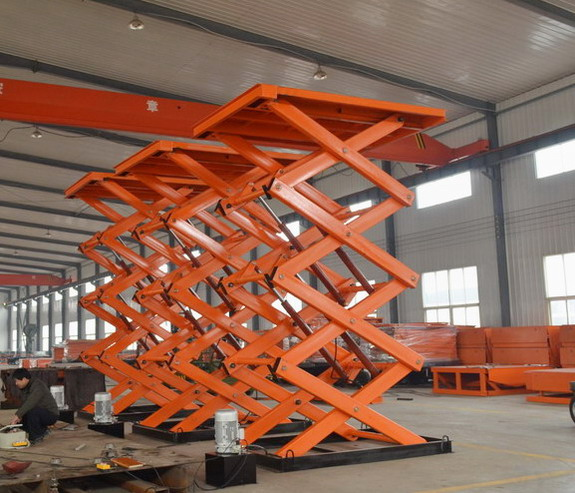 Heavy Duty Stationary Hydraulic Scissor Lift Table Customizable Platform Size and Lift Height for Vertical Lifting