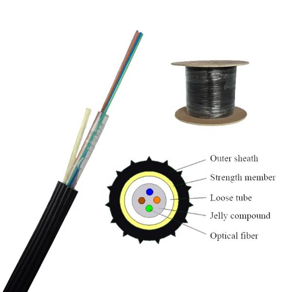 FRP 12core Air Blown Micro Cable GCYFY HDPE Mini Fiber Optic Cable