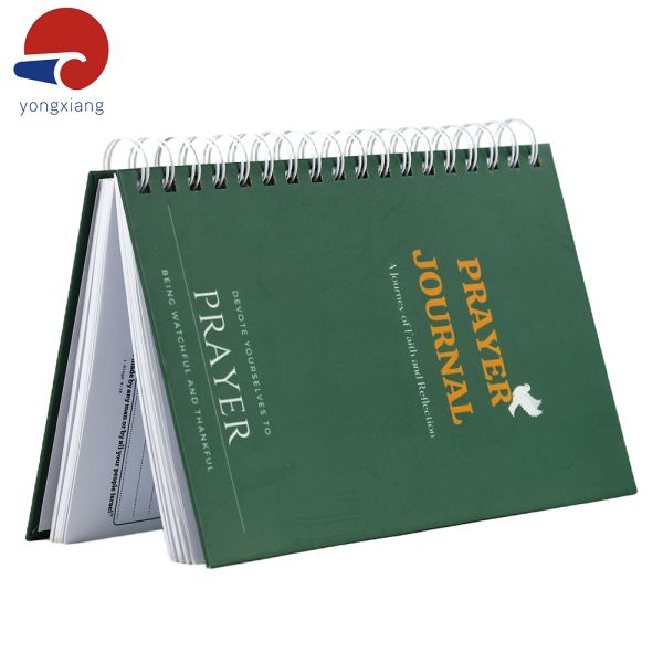 Matte Lamination Custom Planner Printing 80 Sheets Personalized Prayer Journal Green