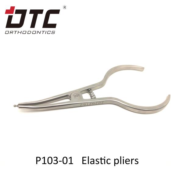 3- DTC Orthodontic Dental Elastic Stainless Steel Standard Expanding Elastic Separating Rings Pliers