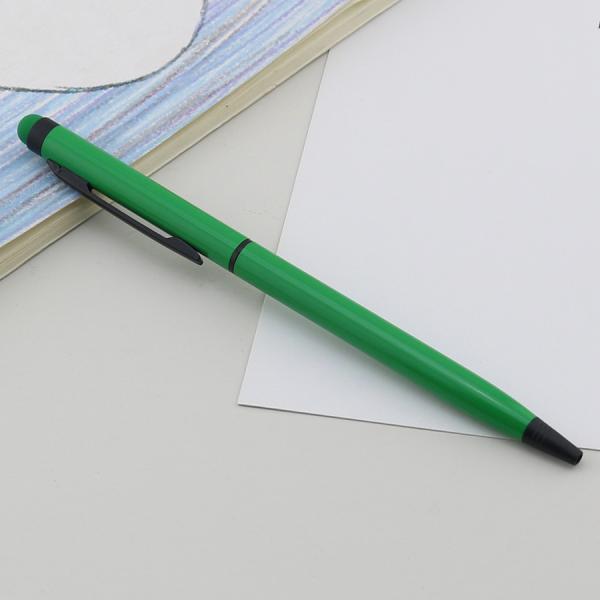 Colorful Metal Ballpoint Pen Touch Screen Twist Stylus Ball Pen For Office Business