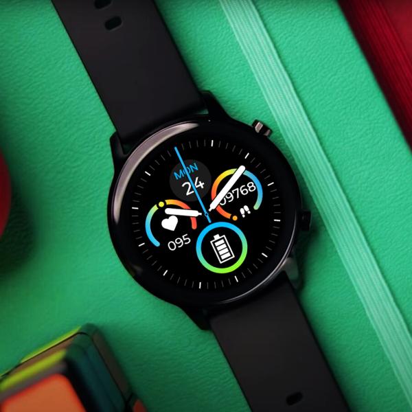 Дюйма дозора Zeblaze круглого экрана GTR 1,3 умного с шагомером